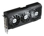 Vaizdo plokštė GIGABYTE NVIDIA GeForce RTX 5070 Ti, šoninis vaizdas