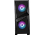 Case MSI MAG Forge 100R MidiTower Not included ATX MicroATX MiniITX Colour Black MAGFORGE100R