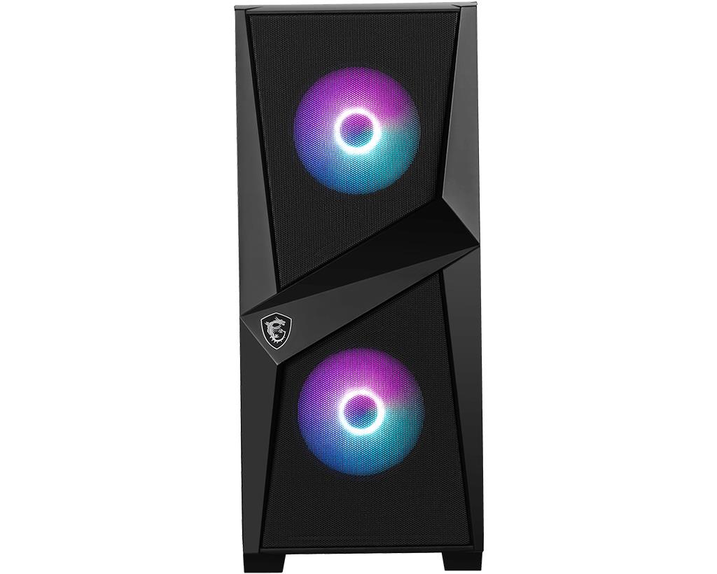 1b6eaa6a-7056-40fd-bc54-fcc56ca1d5d3-1 Case MSI MAG Forge 100R MidiTower Not included ATX MicroATX MiniITX Colour Black MAGFORGE100R
