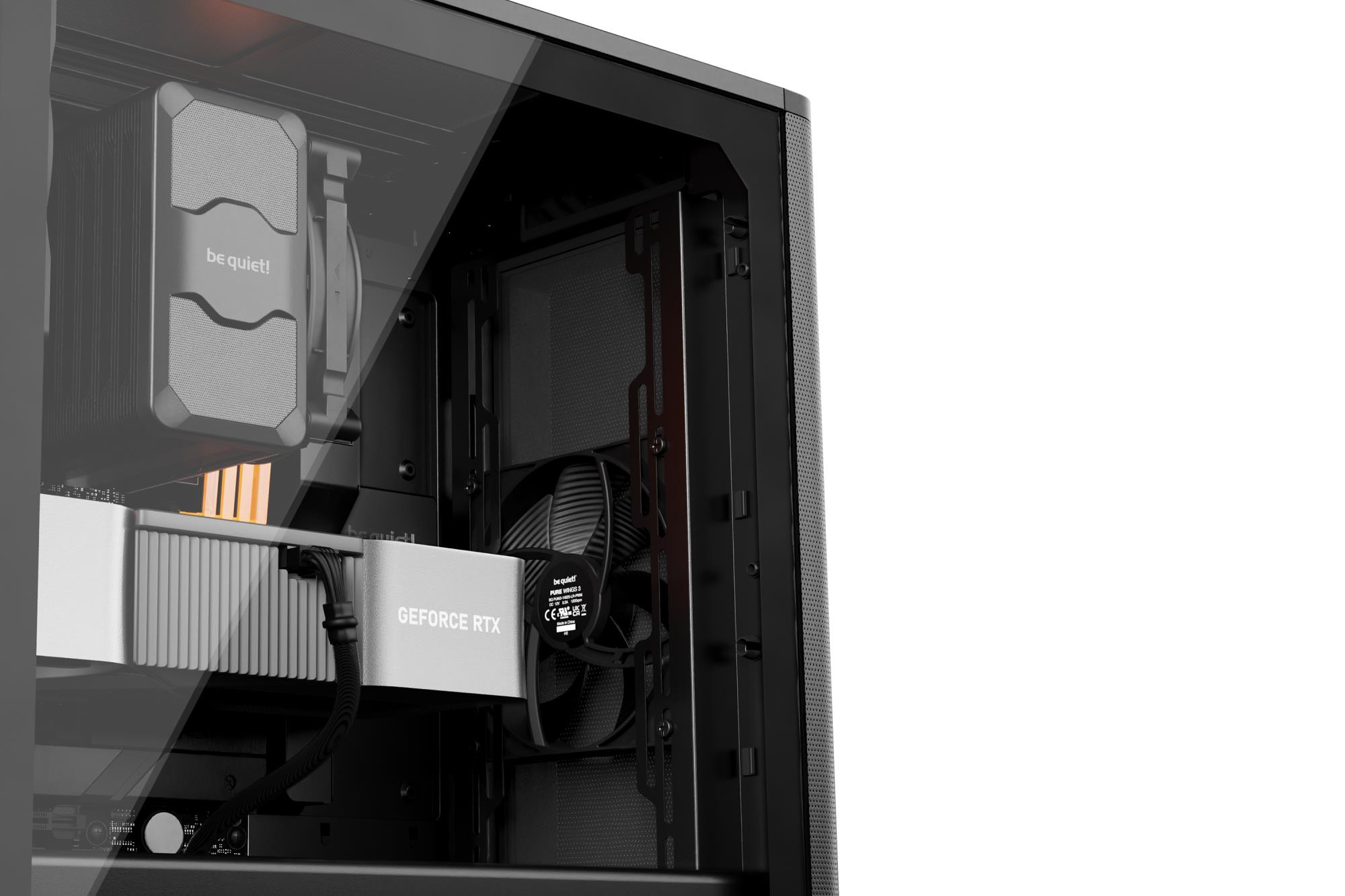 1e5eab95-47f6-4c17-8515-a3cebf730698-1 Case BE QUIET PURE BASE 501 MidiTower Not included ATX MicroATX MiniITX Colour Black BGW74