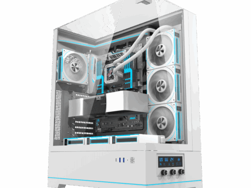 Darkflash DY450L computer case without fans (White)