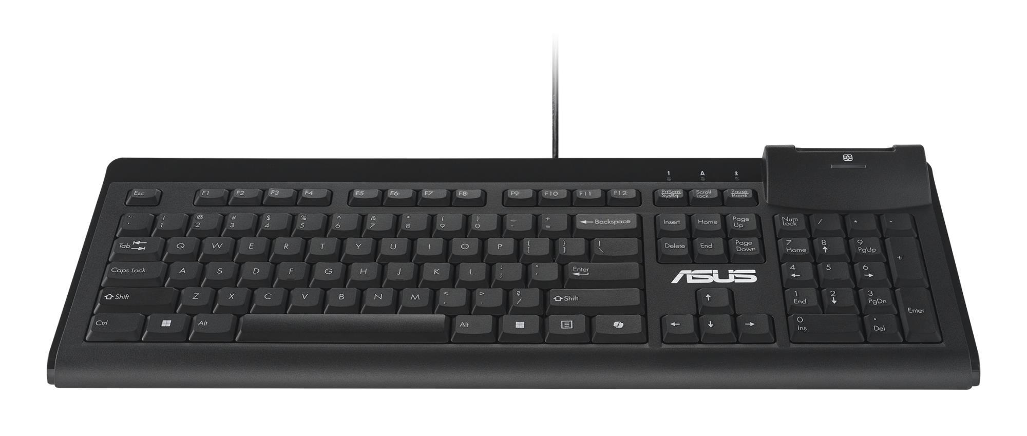 212a21bf-977b-4203-b924-7ef732f3f770-1 KEYBOARD KU100 BLACK/EST 90XB05E0-BKB050 ASUS
