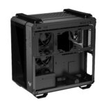 Case ASUS TUF Gaming GT502 Horizon MidiTower Case product features Transparent panel Not included ATX MicroATX MiniITX Colour Black TUFGAMINGGT502HORIZON