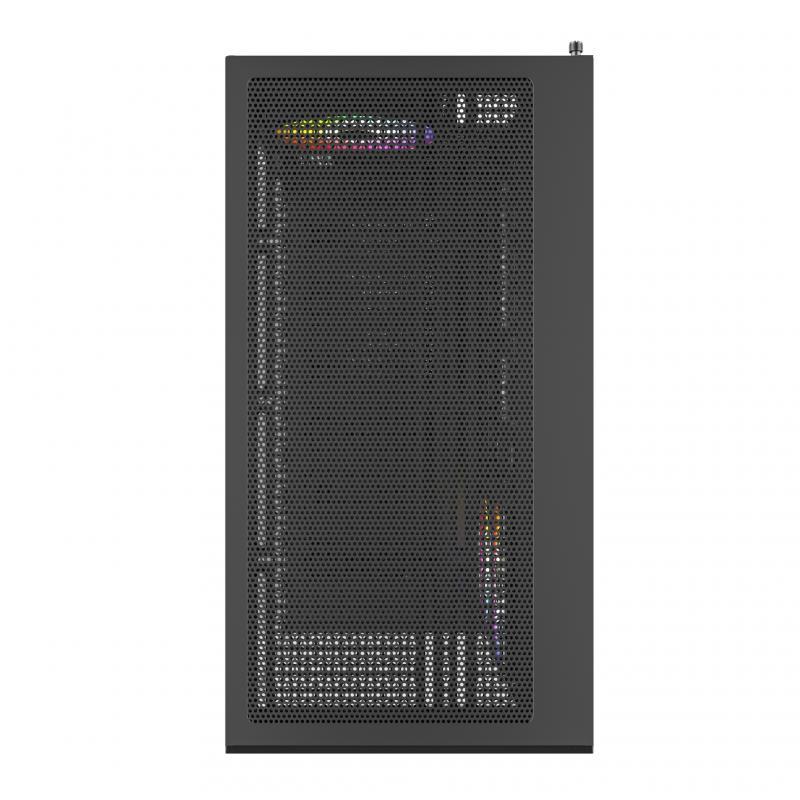 25aebaef-4357-4101-a19d-a5949dd37b5f-1 Korpusas MONTECH XR MidiTower, matomas iš šono su atidarytomis durelėmis