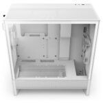 Case NZXT H5 Flow MidiTower Case product features Transparent panel Not included ATX EATX MicroATX MiniITX Colour White CC-H52FW-01