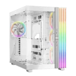 BE QUIET LIGHT BASE 900 FX korpusas su permatomis panelėmis, baltas