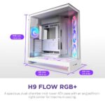 Case NZXT ATX/micro ATX/Mini-ITX/EATX White Midi Tower PC CM-H92FW-R1