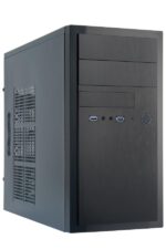 CHIEFTEC MiniTower MicroATX korpusas juodas su dviem USB 3.0 prievadais