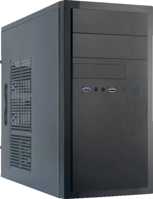 CHIEFTEC MiniTower MicroATX korpusas juodas su dviem USB 3.0 prievadais
