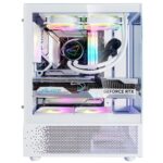 Korpusas ADATA INVADER X MINI, šoninis vaizdas su permatomu paneliu