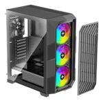 Case XILENCE ATX/micro ATX/Mini-ITX Black Midi Tower PC XILENT BREEZE II X812.ARGB