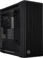 ASUS PA602 korpusas su permatomu paneliu ir juoda spalva