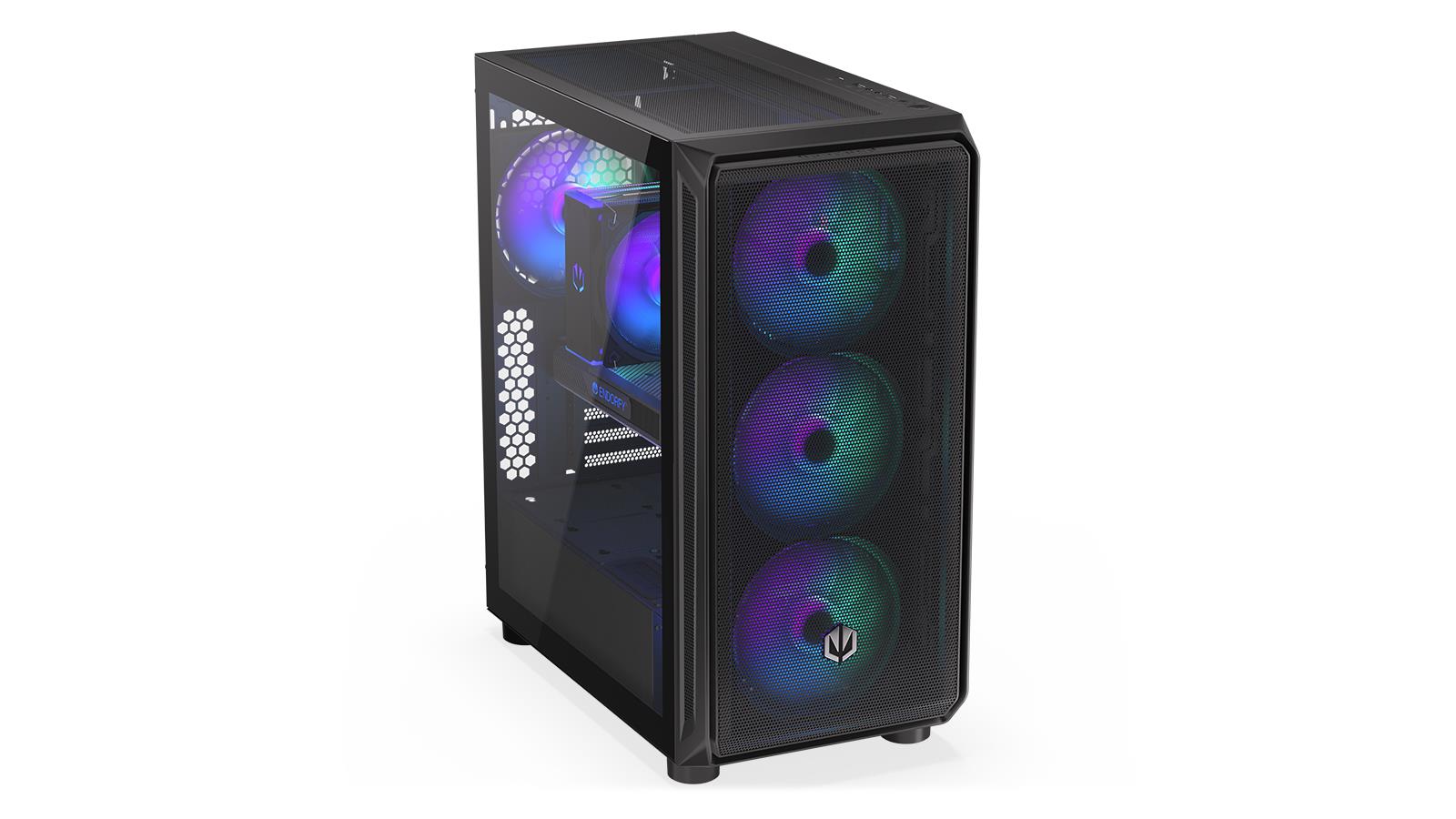 2c97e0d3-5fe8-4c63-a480-794714615397-1 Case ENDORFY Arx 500 ARGB MidiTower Case product features Transparent panel Not included ATX MicroATX MiniITX Colour Black EY2A011