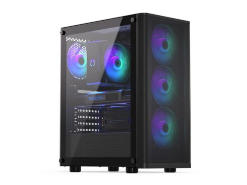 Case ENDORFY Ventum 200 ARGB MidiTower Case product features Transparent panel Not included ATX MicroATX MiniITX Colour Black EY2A014