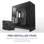 Case NZXT ATX/micro ATX/Mini-ITX/EATX Black Midi Tower PC CM-H92FB-01