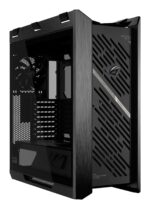 Korpusas ASUS ROG Strix Helios II, šoninis vaizdas su stikliniais paneliais