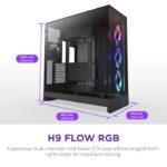 Case NZXT ATX/micro ATX/Mini-ITX/EATX Black Midi Tower PC CM-H92FB-R1