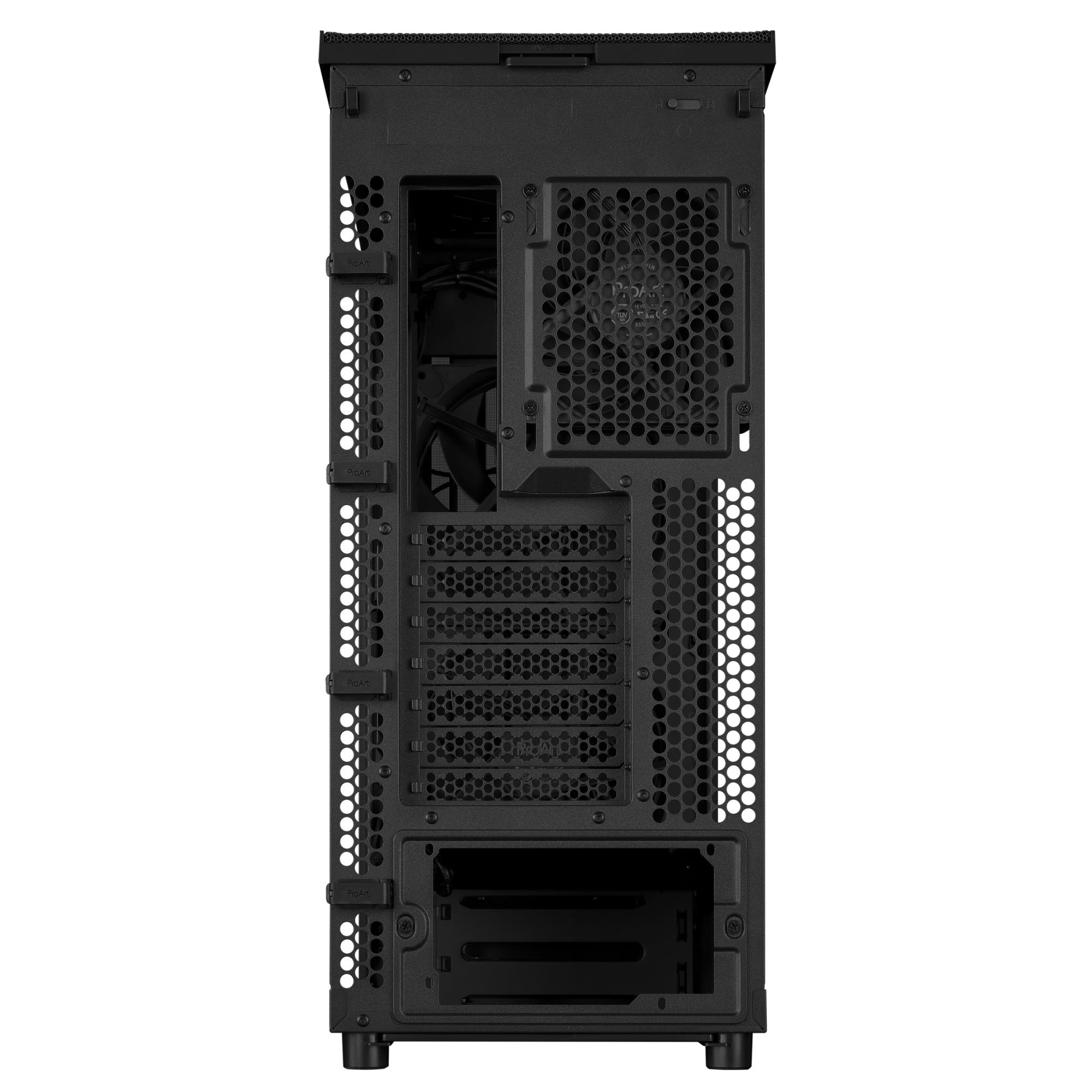 3830097e-ed3c-47b5-9176-e0b5b41079c1-1 Case ASUS ProArt PA401 Wood Edition - Tempered Glass Panel MidiTower Case product features Transparent panel Not included ATX Colour Black PROARTPA401WOODTGPWM