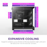 Case NZXT ATX/micro ATX/Mini-ITX/EATX Black Midi Tower PC CM-H92FB-01