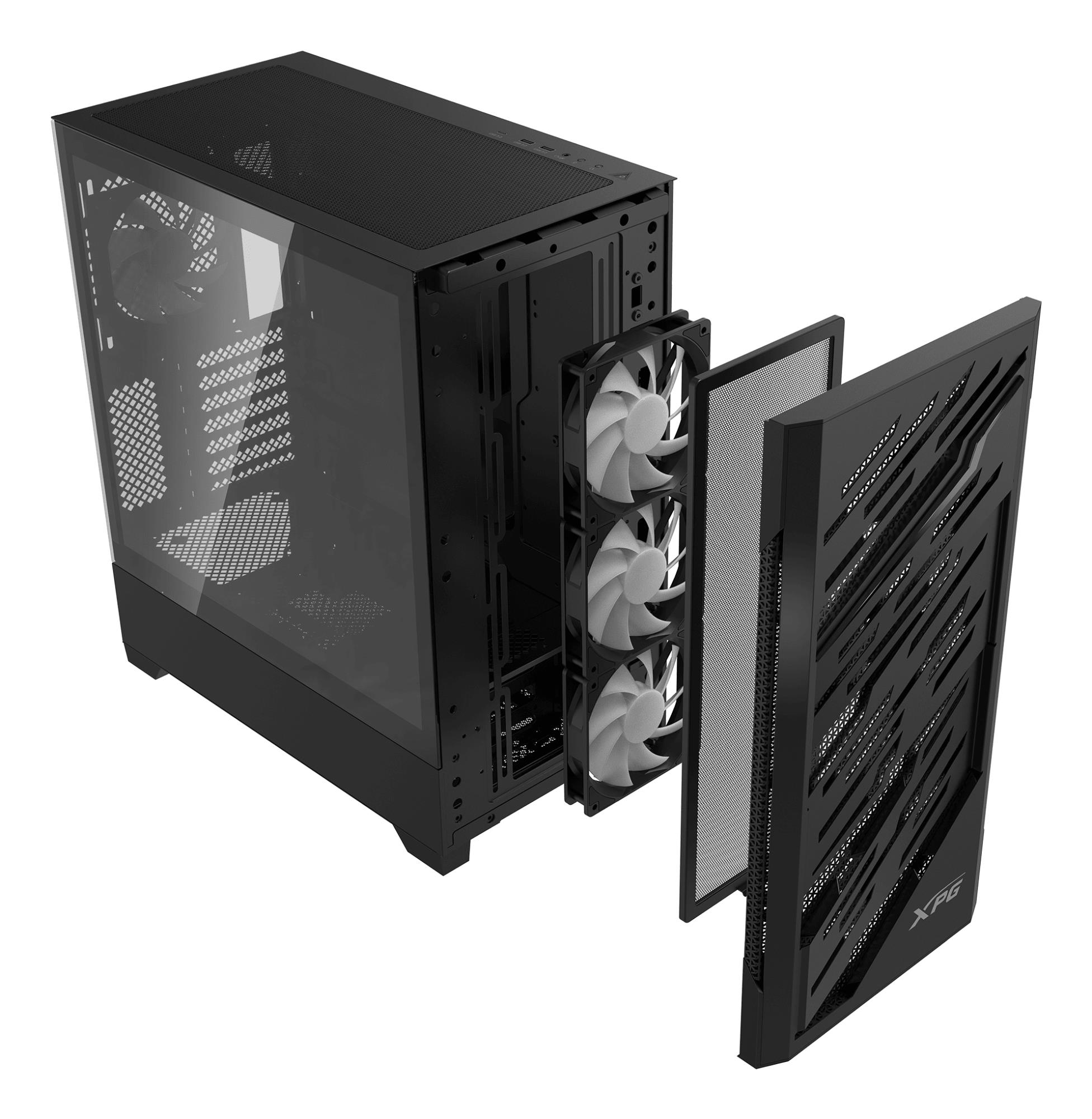 3eb1a2e8-4cbc-4097-bb6f-b642ece80fea-1 Case ADATA STARKER AIR BTF MidiTower ATX EATX MicroATX MiniITX Colour Black STARKERAIRBTFMTA-BKCWW