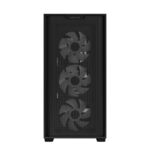ASUS A21 PLUS juodas MidiTower korpusas su permatomu paneliu