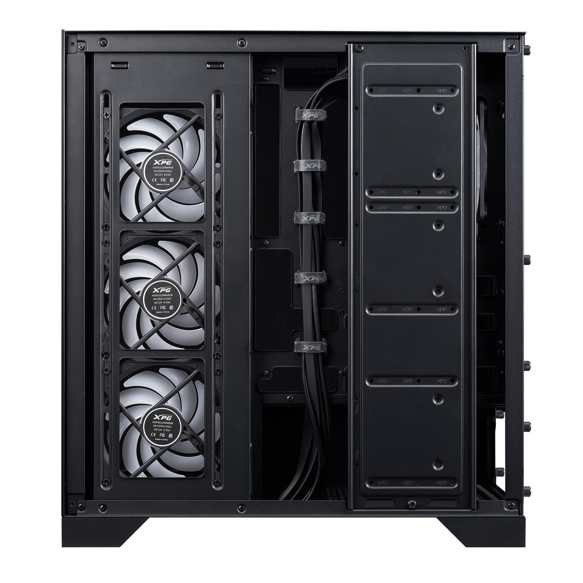 42ac69a3-50fc-44b9-b64c-c4d04853056c-1 Case ADATA INVADER X BTF MidiTower Case product features Transparent panel ATX MicroATX MiniITX Colour Black INVADERXBTFMT-BKCWW