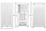 Case BE QUIET PURE BASE 501 DX MidiTower Case product features Transparent panel Not included ATX MicroATX MiniITX Colour White BGW77