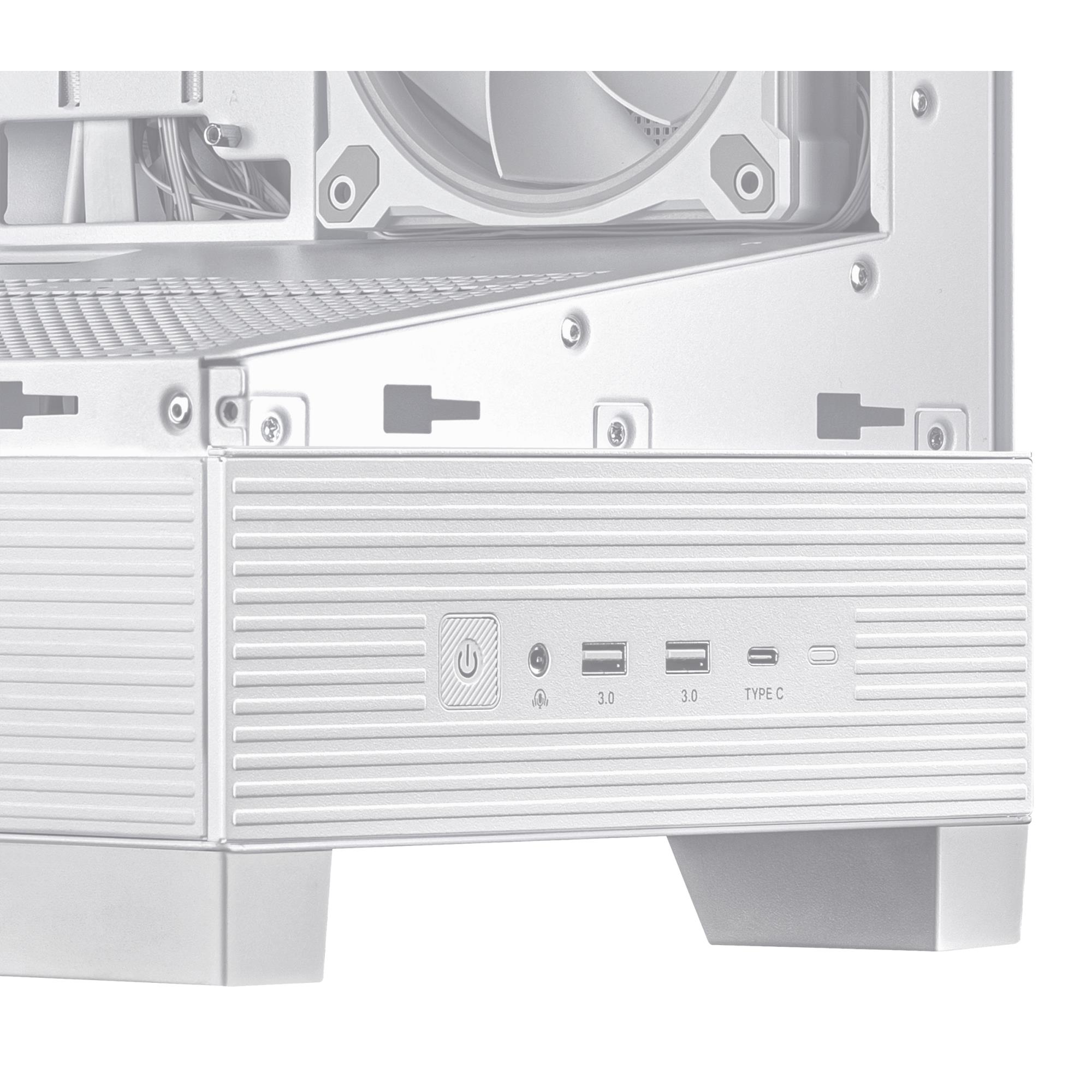 44ff6027-4d24-4d65-8908-e94b2e758149-2 Case ASUS ASUS A31 PLUS Case MidiTower Case product features Transparent panel ATX BTX MicroATX MiniITX Colour White A31PLUSTGARGBWHITE