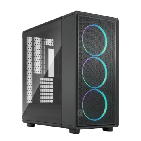 Fractal Design Epoch XL korpusas, juodas TG RGB su šviesos atspalviu, ATX