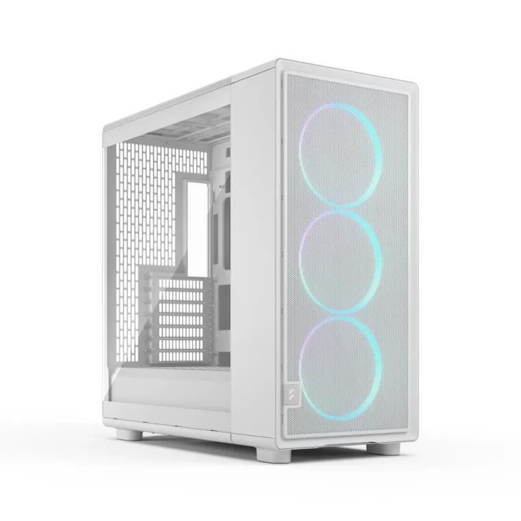 Fractal Design Epoch XL korpusas, ATX formato, balta TG RGB aiškiai tonuota