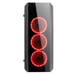 CHIEFTEC SCORPION II korpusas juodas su 4 RGB ventiliatoriais