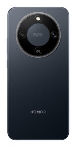 Honor Magic8 Lite, juodas, matomas iš šono su ekranu ir mygtukais