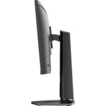 Monitorius MSI 27" su 2560 x 1440 pikselių ekranu, šoninis vaizdas