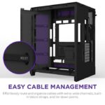Case NZXT ATX/micro ATX/Mini-ITX/EATX Black Midi Tower PC CM-H92FB-R1