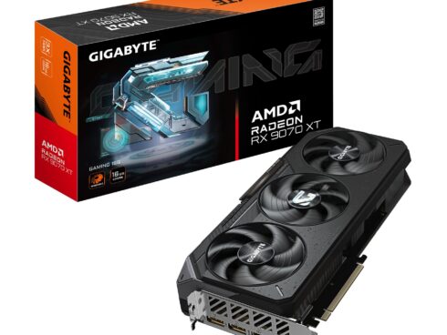 Graphics Card GIGABYTE AMD Radeon RX 9070 XT 16 GB GDDR6 256 bit PCIE 5.0 16x Triple slot Fansink GV-R9070XTGAMING-16GD1.0