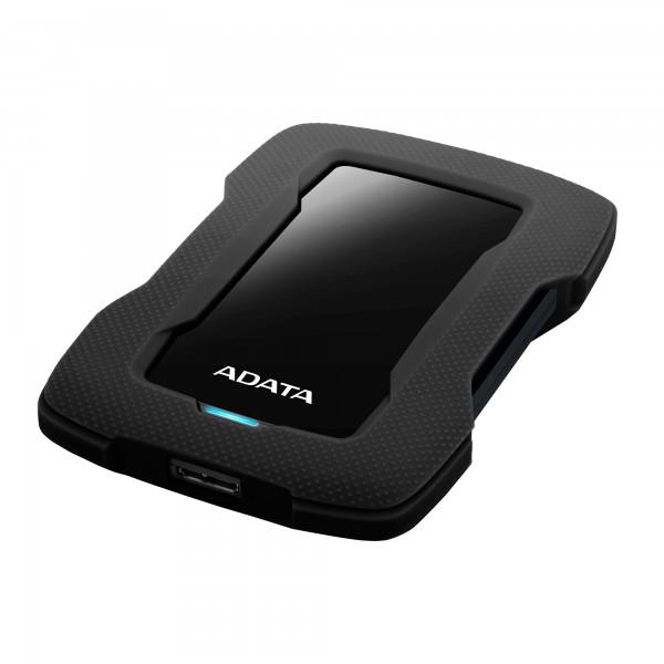 546015b4-4e8e-4ff7-b535-d61cb3ae20f2-1 Išorinis HDD ADATA HD330 4TB, šoninis vaizdas su USB 3.1 prievadu