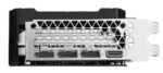 Vaizdo plokštė BIOSTAR NVIDIA GeForce RTX 3070, šoninis vaizdas su aušinimo sistema