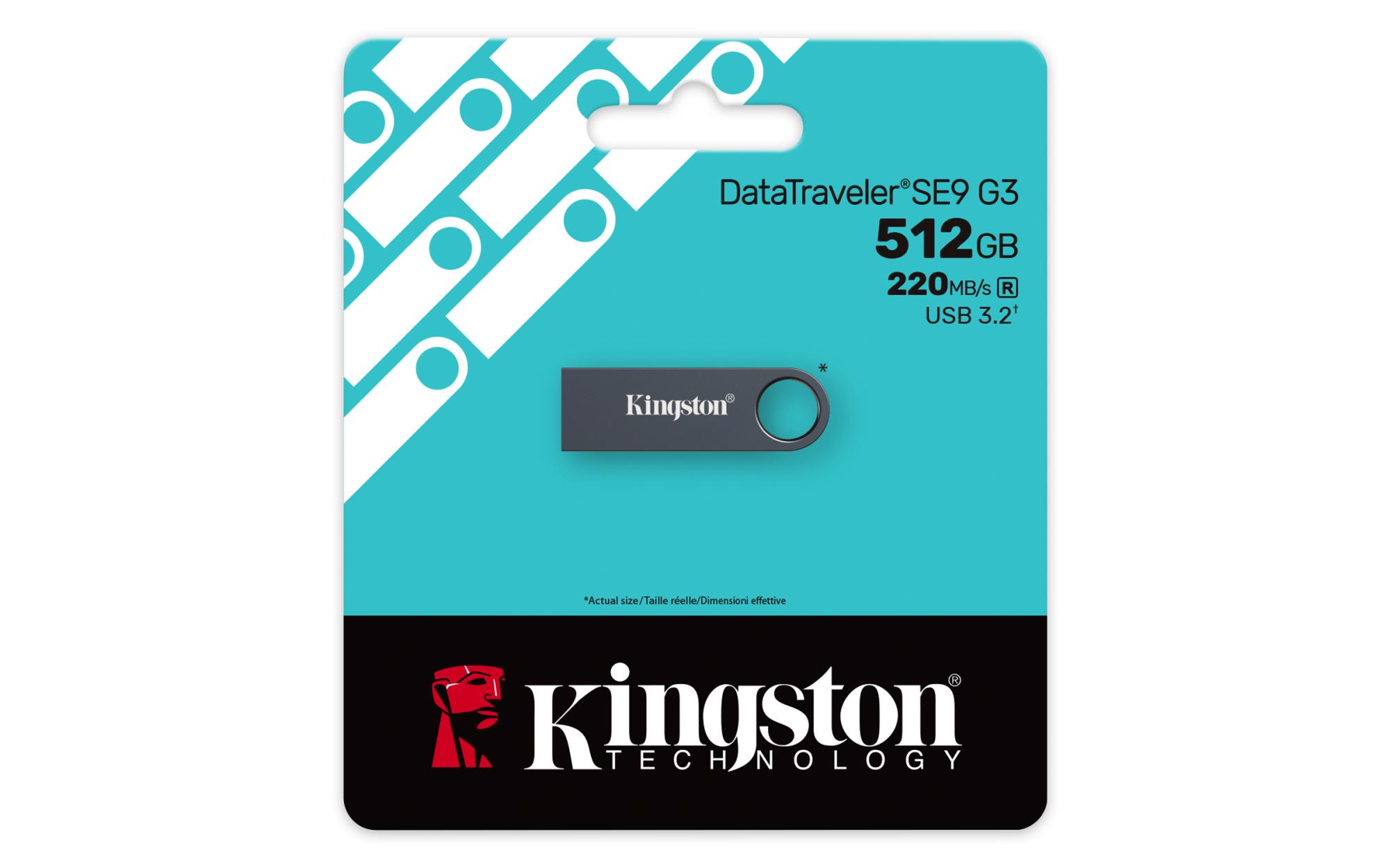 577b7e34-fcaf-4211-bef7-5c725049365d-1 MEMORY DRIVE FLASH USB3.2 512G/SE9 G3 KE-U2X512-1AC KINGSTON