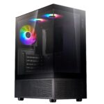 Case ADATA INVADER X MINI MidiTower Case product features Transparent panel ATX MicroATX MiniITX Colour Black INVADERXMINIMT-BKCWW