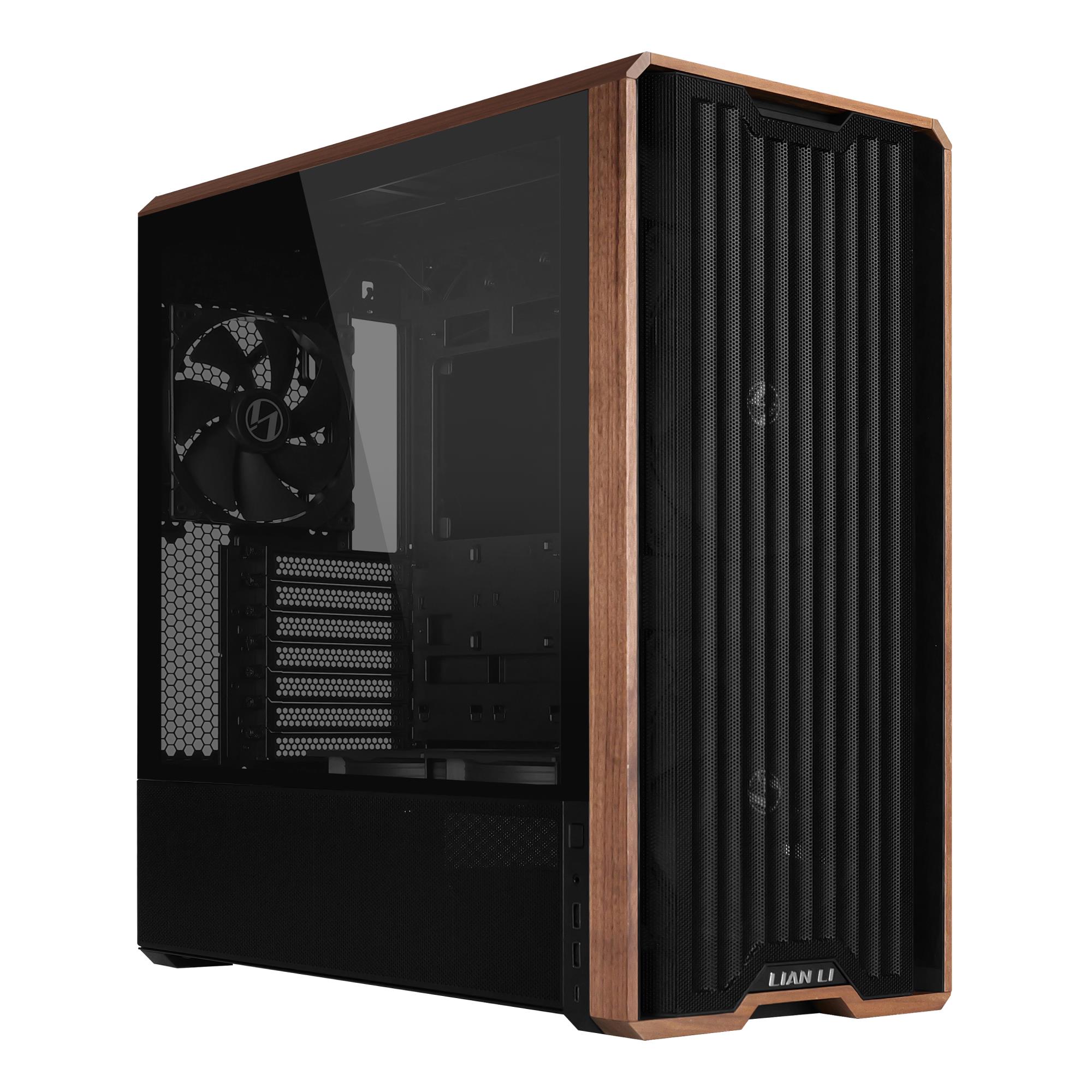 59ab84ff-61b2-484f-8502-3bf110b55c0b Korpusas LIAN LI LANCOOL 217, juodas, palaiko ATX ir micro ATX