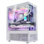 Korpusas ADATA INVADER X MINI, matomas iš šono su permatomu paneliu