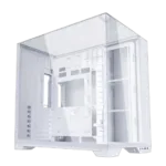 LIAN LI O11 VISION COMPACT korpusas su permatomis durelėmis, baltas