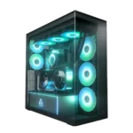 Korpusas ARCTIC EATX Black Midi Tower su penkiais ventiliatoriais