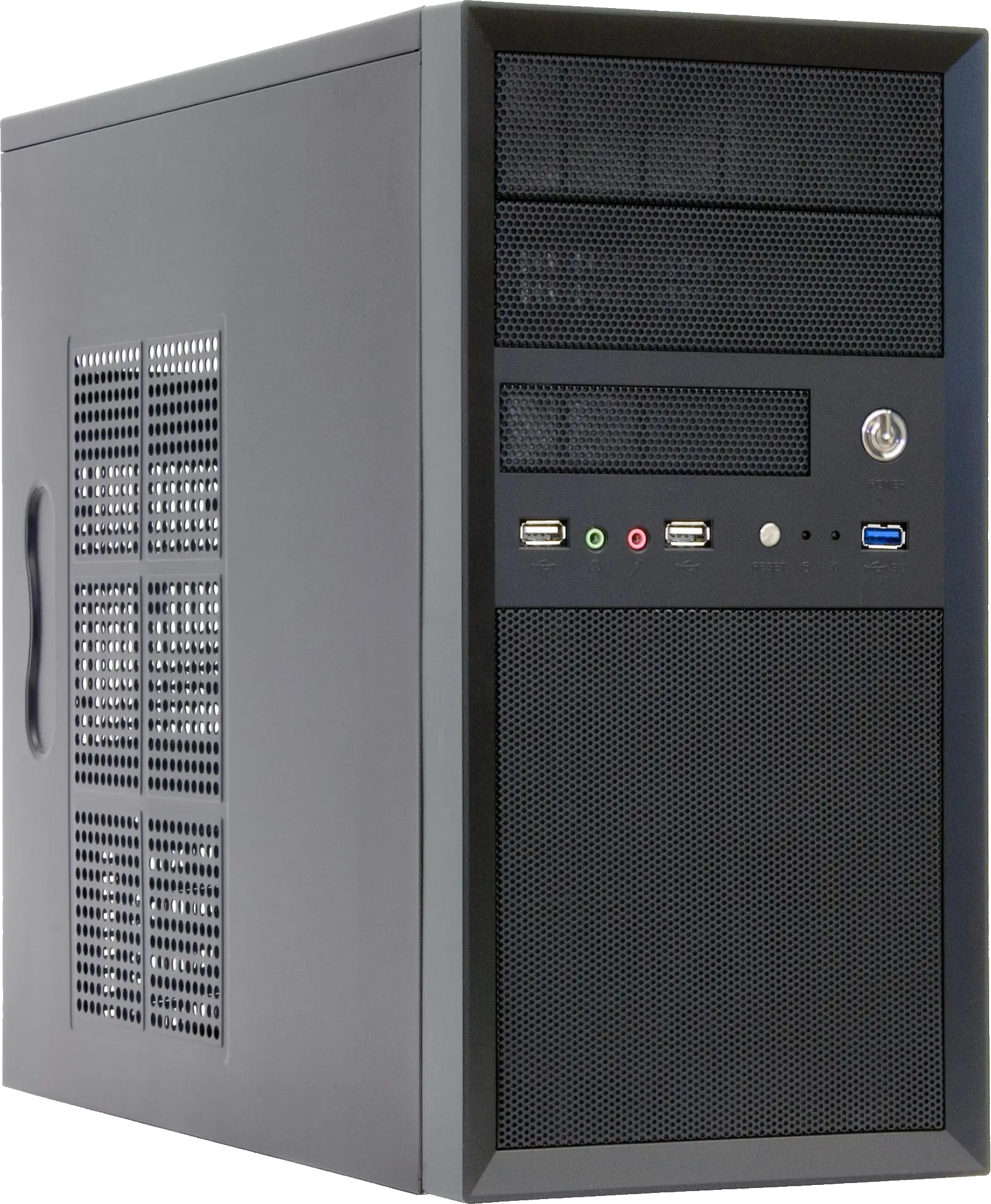5f4d8ed3-70dd-4503-b39f-605a63fa1413 CHIEFTEC MiniTower MicroATX korpusas juodas CT-01B-OP