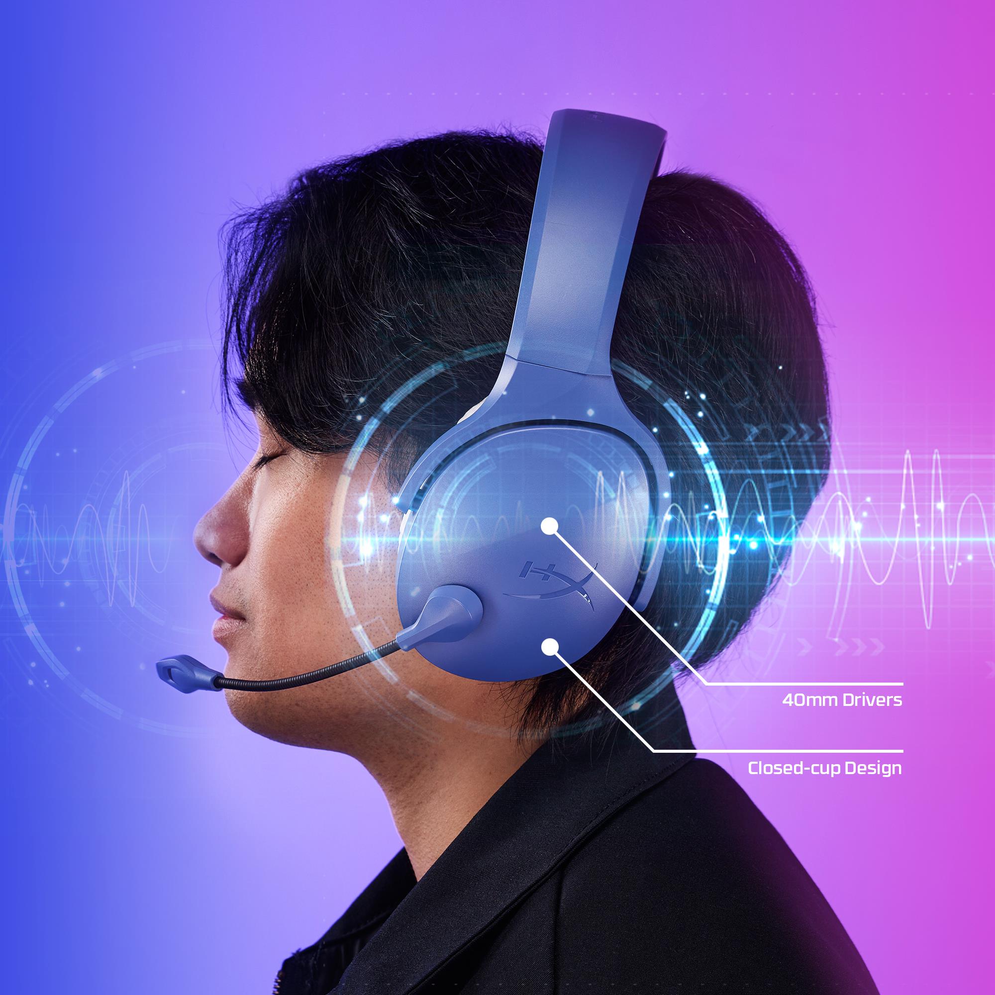 60f02694-b06f-48ee-82f8-63bca438dfcb Ausinės HyperX Cloud Jet su matiniu paviršiumi ir mikrofonu