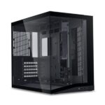 LIAN LI O11 DYNAMIC MINI V2 FLOW MiniTower, juodas korpusas