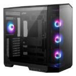 MSI MAG Pano 100R korpusas su permatomu paneliu, juodas