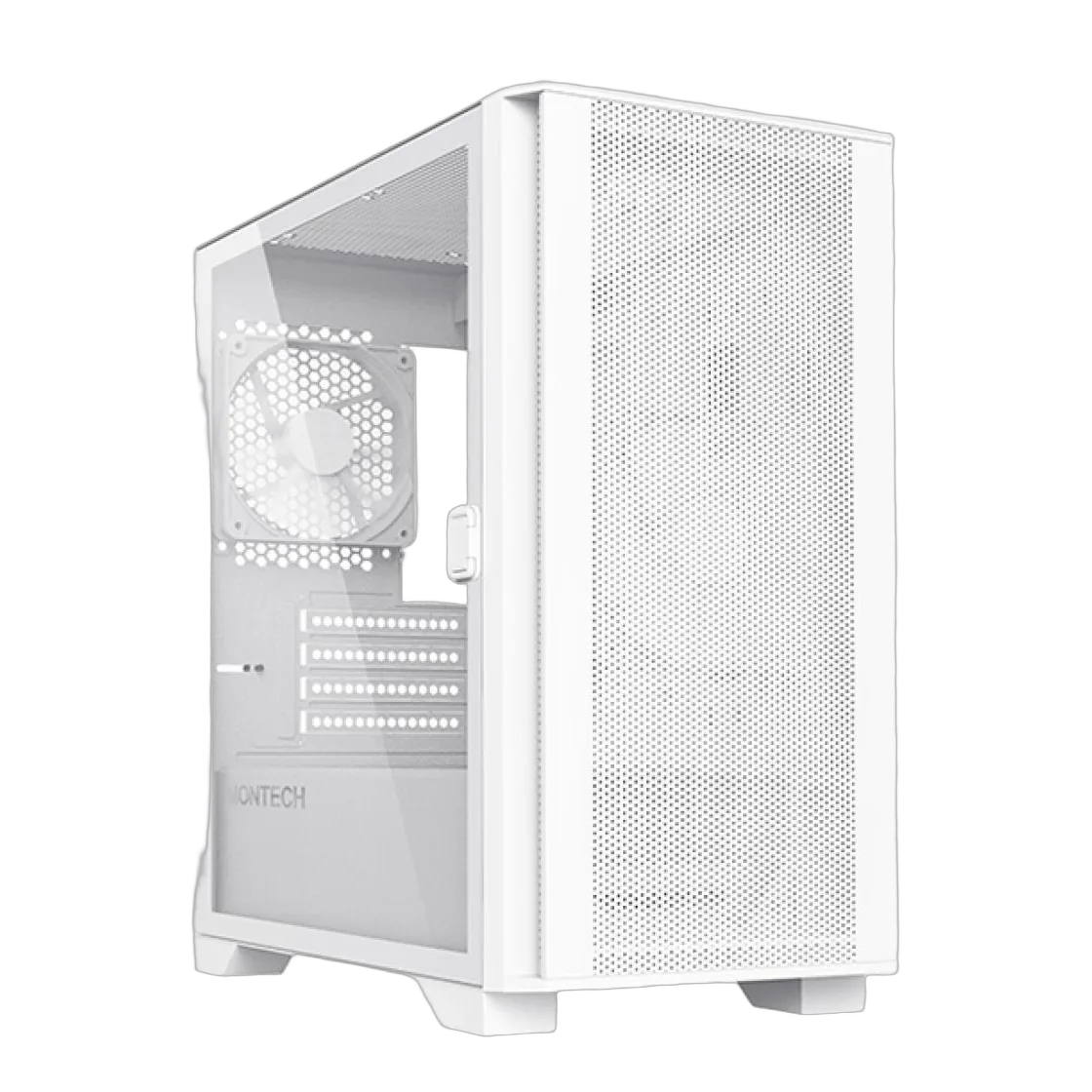 66f89fb7-b99e-417c-851b-7e14d3090bd1-1 Korpusas MONTECH AIR 100 LITE MidiTower, baltas, MicroATX