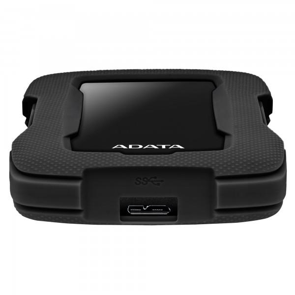 67278c43-65da-469b-a16d-c47299c27cba-1 Išorinis HDD ADATA HD330 4TB, matomas iš šono su USB 3.1 jungtimi