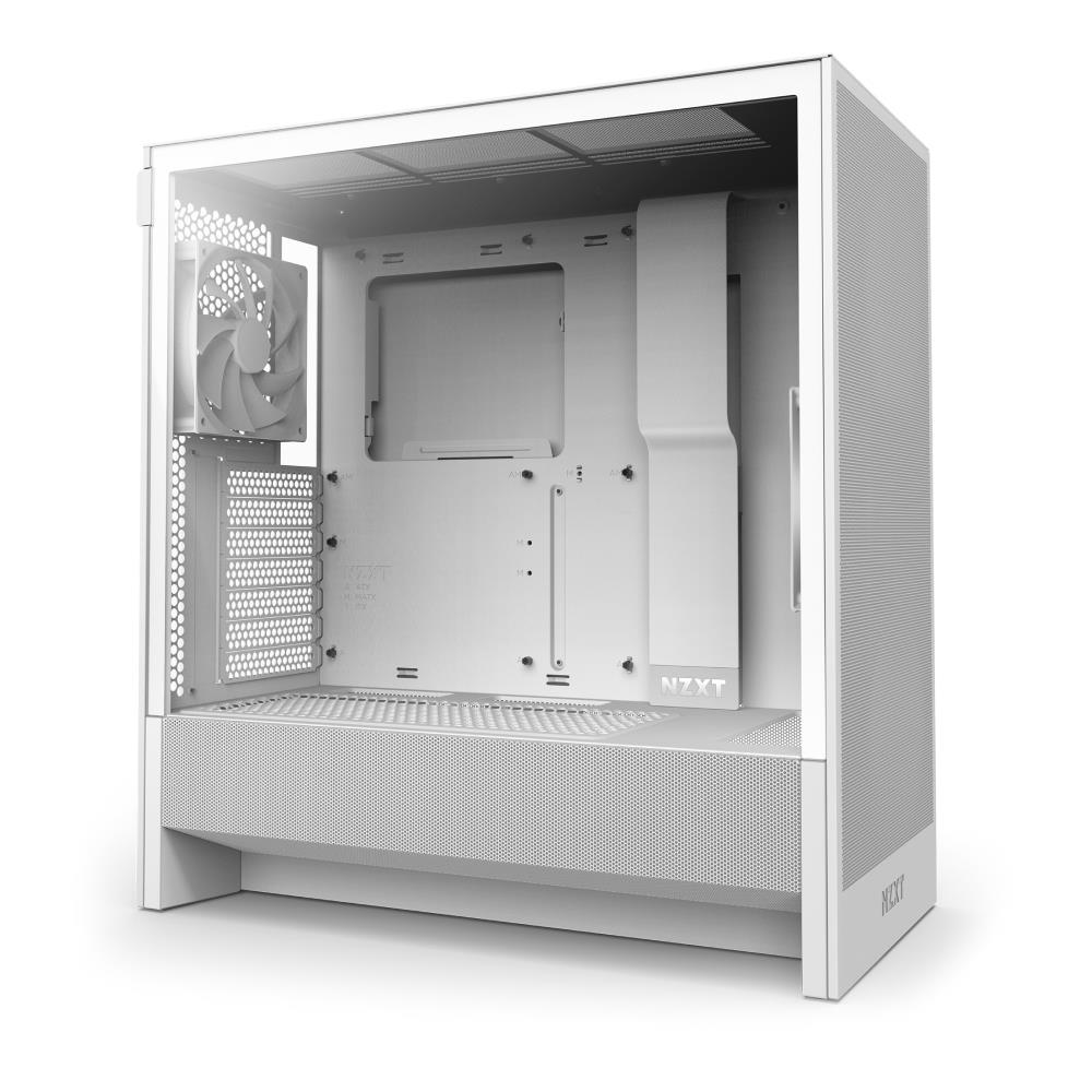 691fb907-77db-4de2-a7fc-d5d5da4961fe-1 Case NZXT H5 Flow MidiTower Case product features Transparent panel Not included ATX EATX MicroATX MiniITX Colour White CC-H52FW-01
